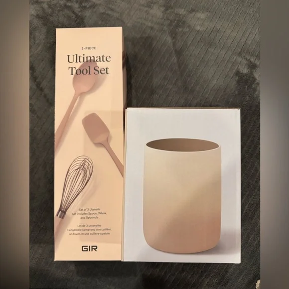 GIR-Set of 3 Utensils + Ceramic Holder - Picture 1 of 4